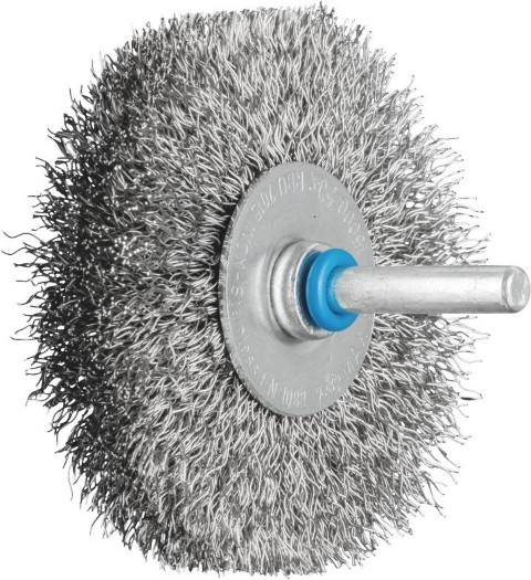 PFERD MOUNTED WHEEL BRUSH CRIMPED S/STEEL 70X15X6MM RBU 0.30 SG POS